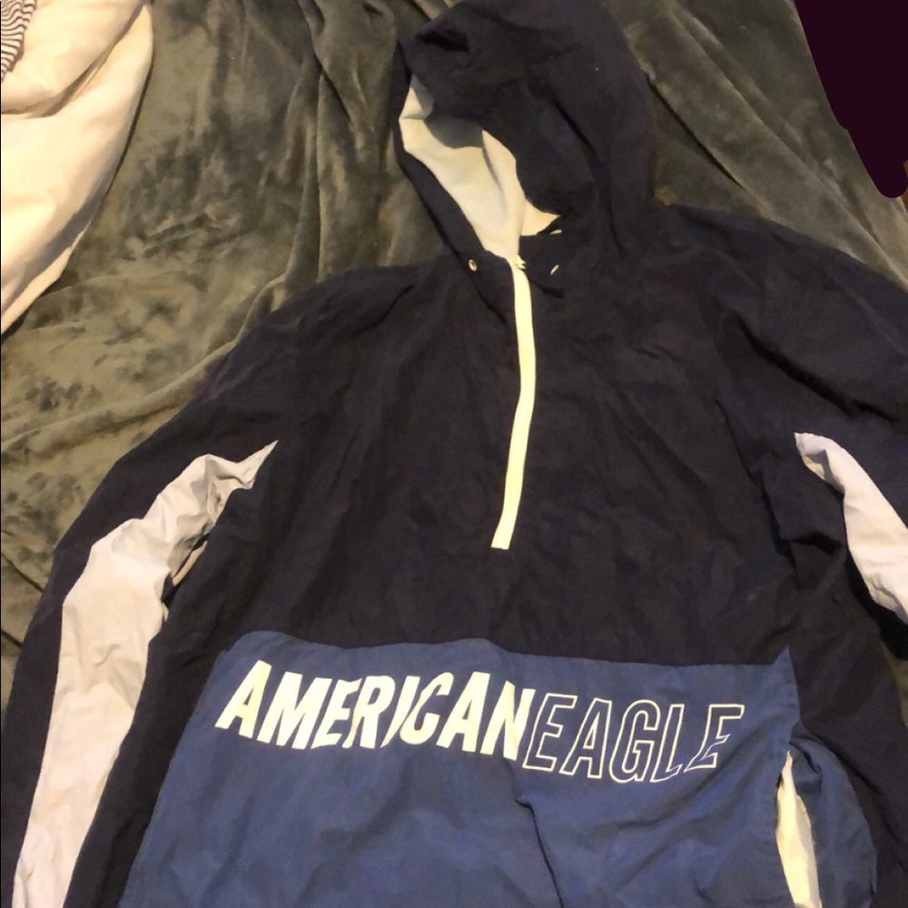 american eagle quarter zip jacket